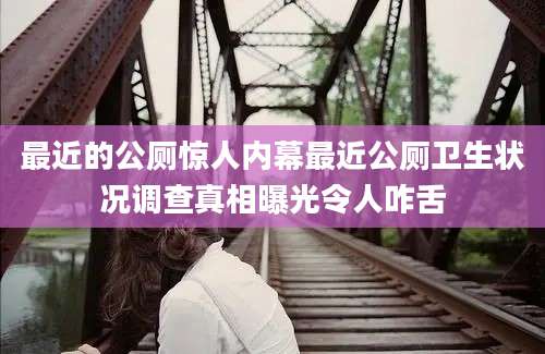 最近的公厕惊人内幕最近公厕卫生状况调查真相曝光令人咋舌
