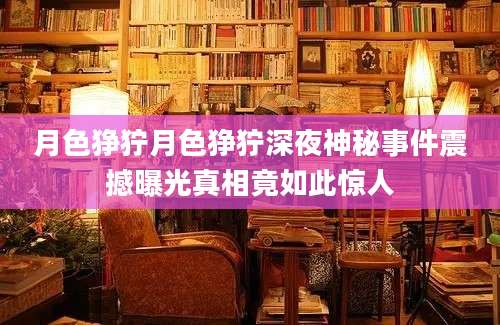 月色狰狞月色狰狞深夜神秘事件震撼曝光真相竟如此惊人