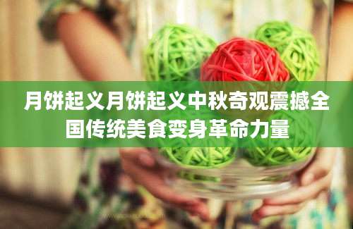 月饼起义月饼起义中秋奇观震撼全国传统美食变身革命力量