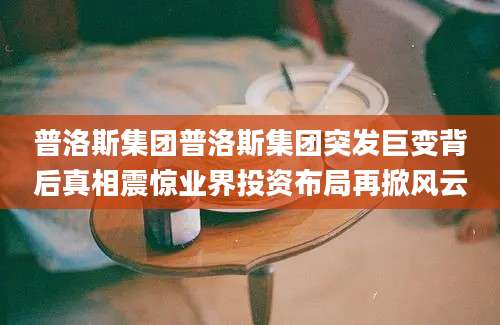 普洛斯集团普洛斯集团突发巨变背后真相震惊业界投资布局再掀风云