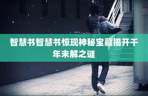 智慧书智慧书惊现神秘宝藏揭开千年未解之谜