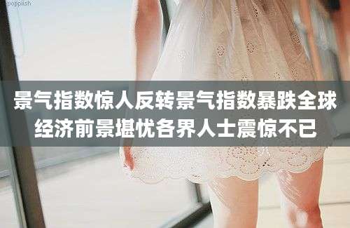 景气指数惊人反转景气指数暴跌全球经济前景堪忧各界人士震惊不已